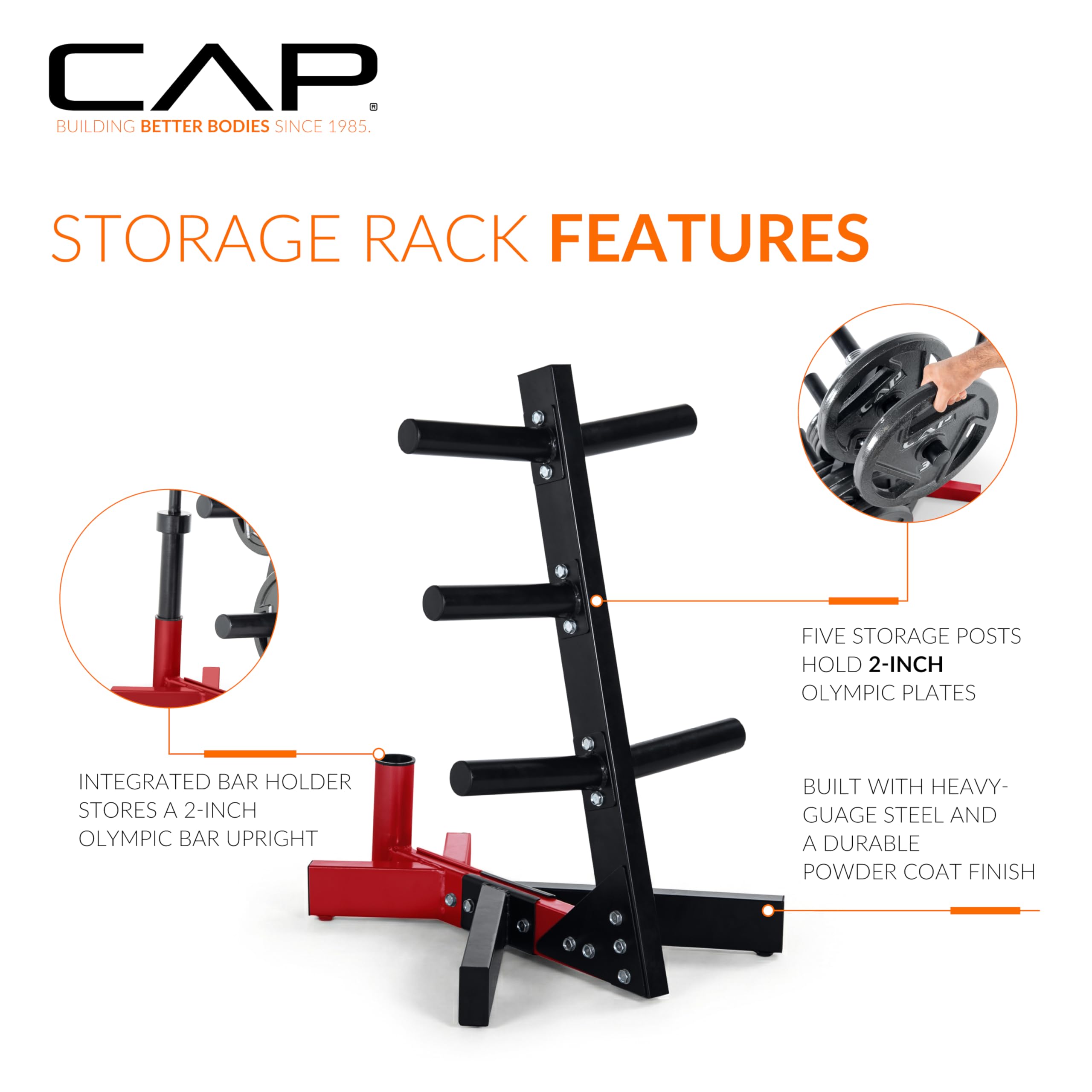 オリンピックプレートツリー Amazon | CAP Barbell オリンピックプレートツリーストレージラック